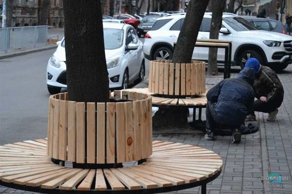 Садовые скамейки - материалы для изготовления