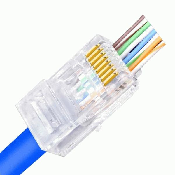 Схемы опрессовки сетевого кабеля